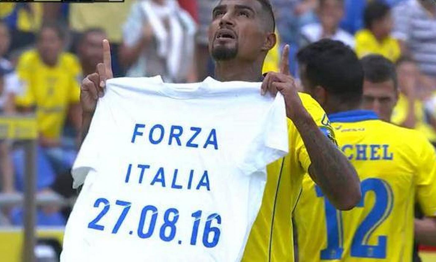 Dalla Spagna, Boateng multato per la maglia dedicata alle vittime del terremoto