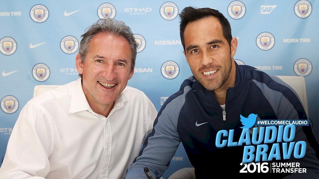 Manchester City, OFFICIAL: Claudio Bravo joins