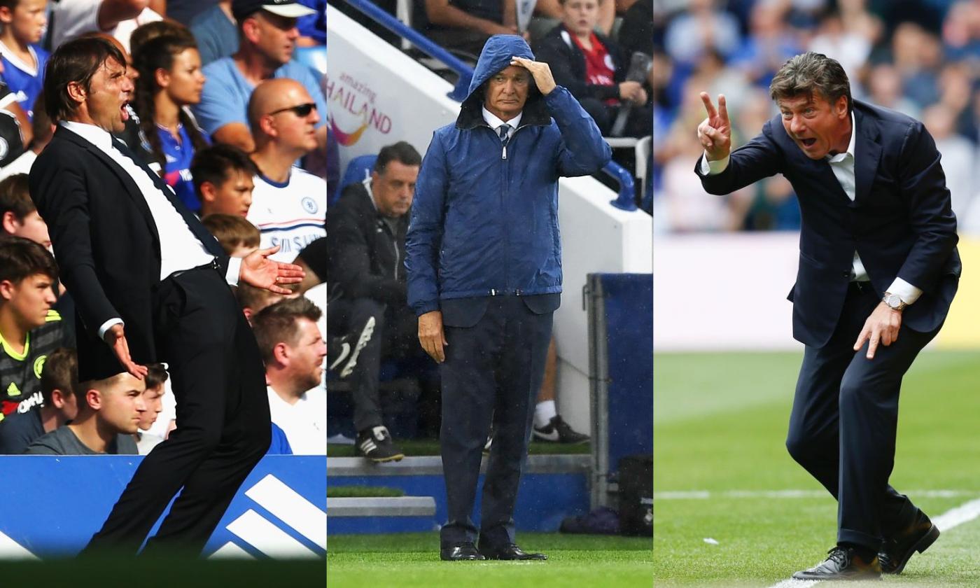 Conte, Ranieri, Mazzarri & co: stile e scelte degli allenatori all'estero