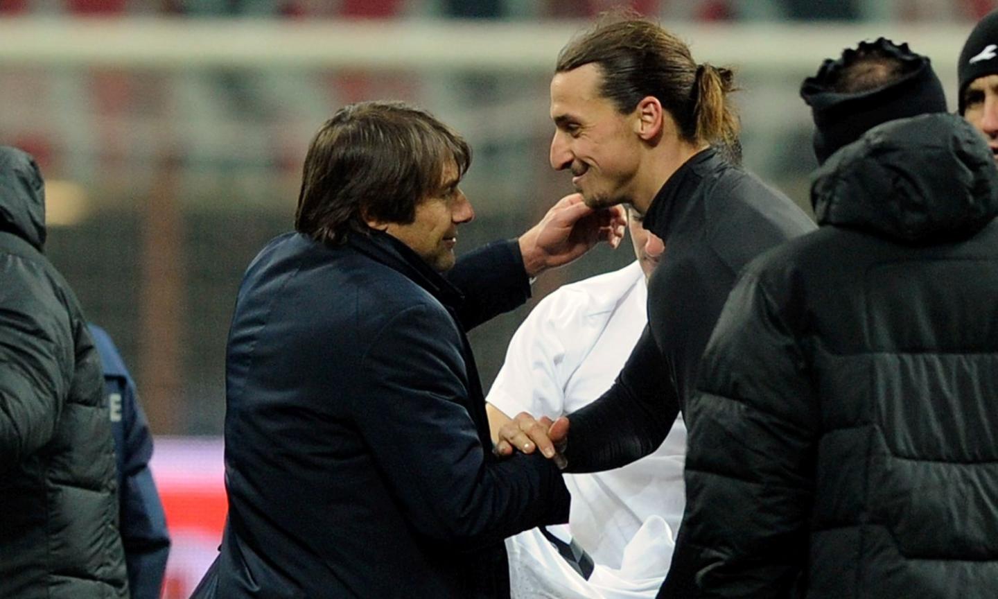 Milan, l'incredibile 'maledizione' di Ibrahimovic contro Conte