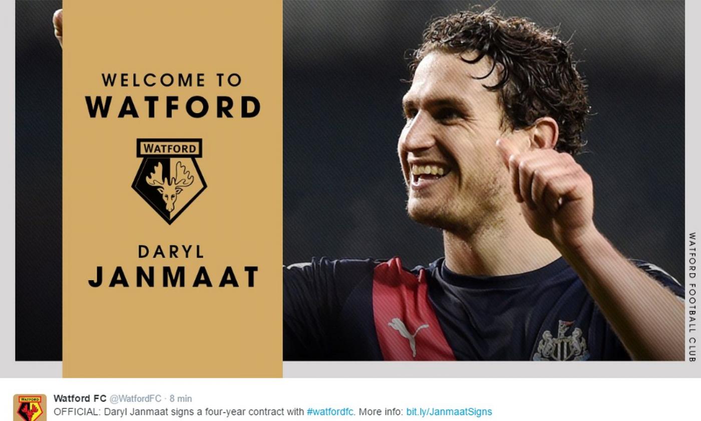 Watford, UFFICIALE: Janmaat dal Newcastle