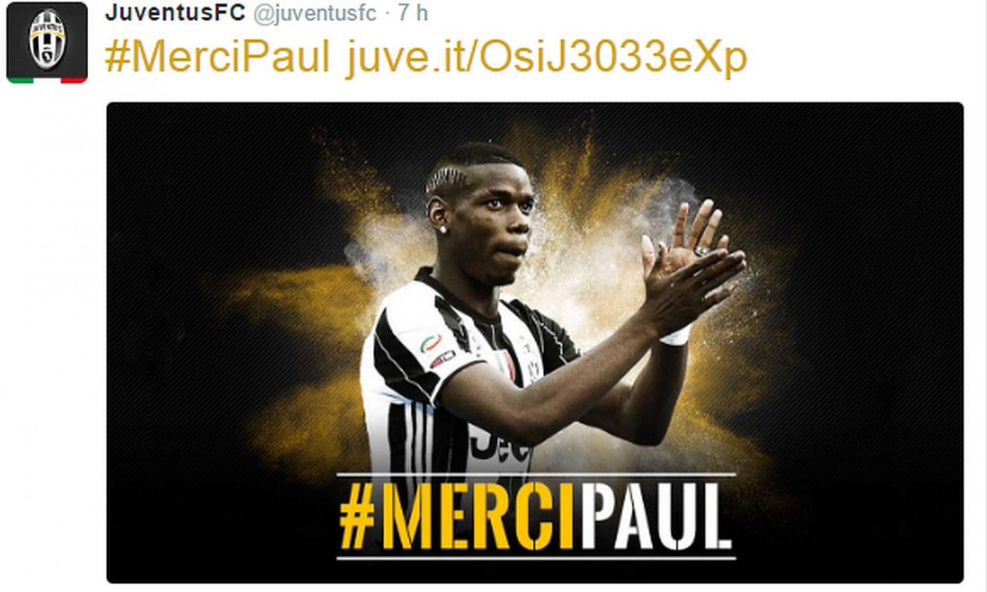 La Juve ringrazia Pogba: il comunicato sull'addio con cifre e dettagli. Plusvalenza record!