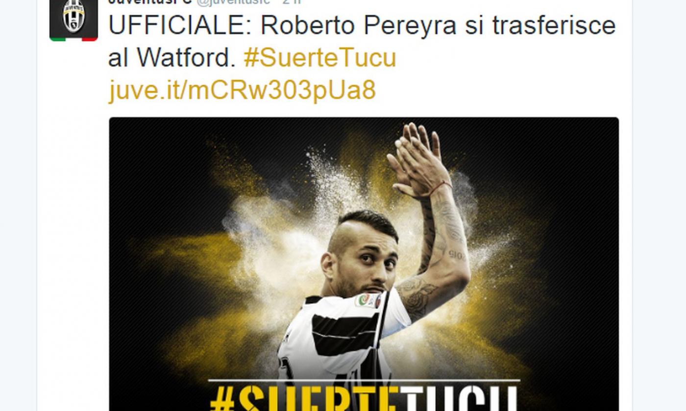 Juve, UFFICIALE: ecco le cifre per Pereyra al Watford