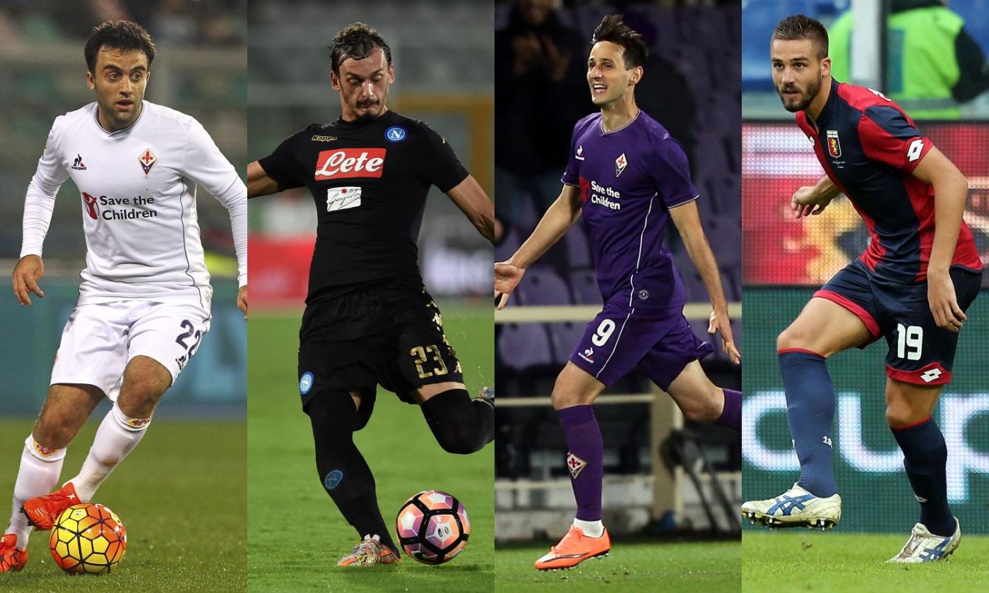 Rossi, Gabbiadini, Kalinic e Pavoletti: è partito il valzer degli attaccanti