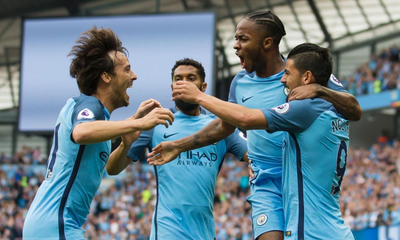 Premier League: Man City, tris al West Ham con super Sterling. Pareggia il Middlesbrough