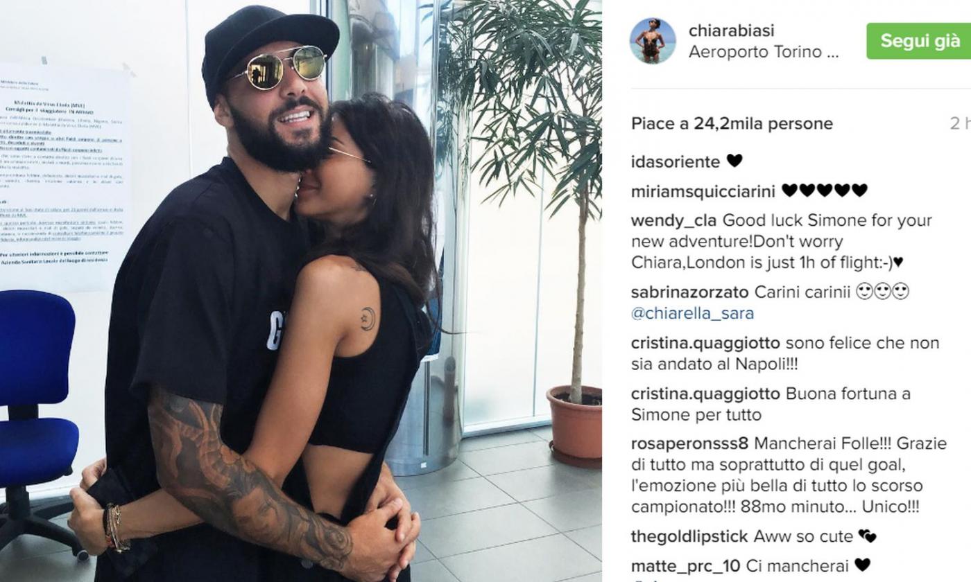 Juve, Zaza all'aeroporto con la compagna FOTO