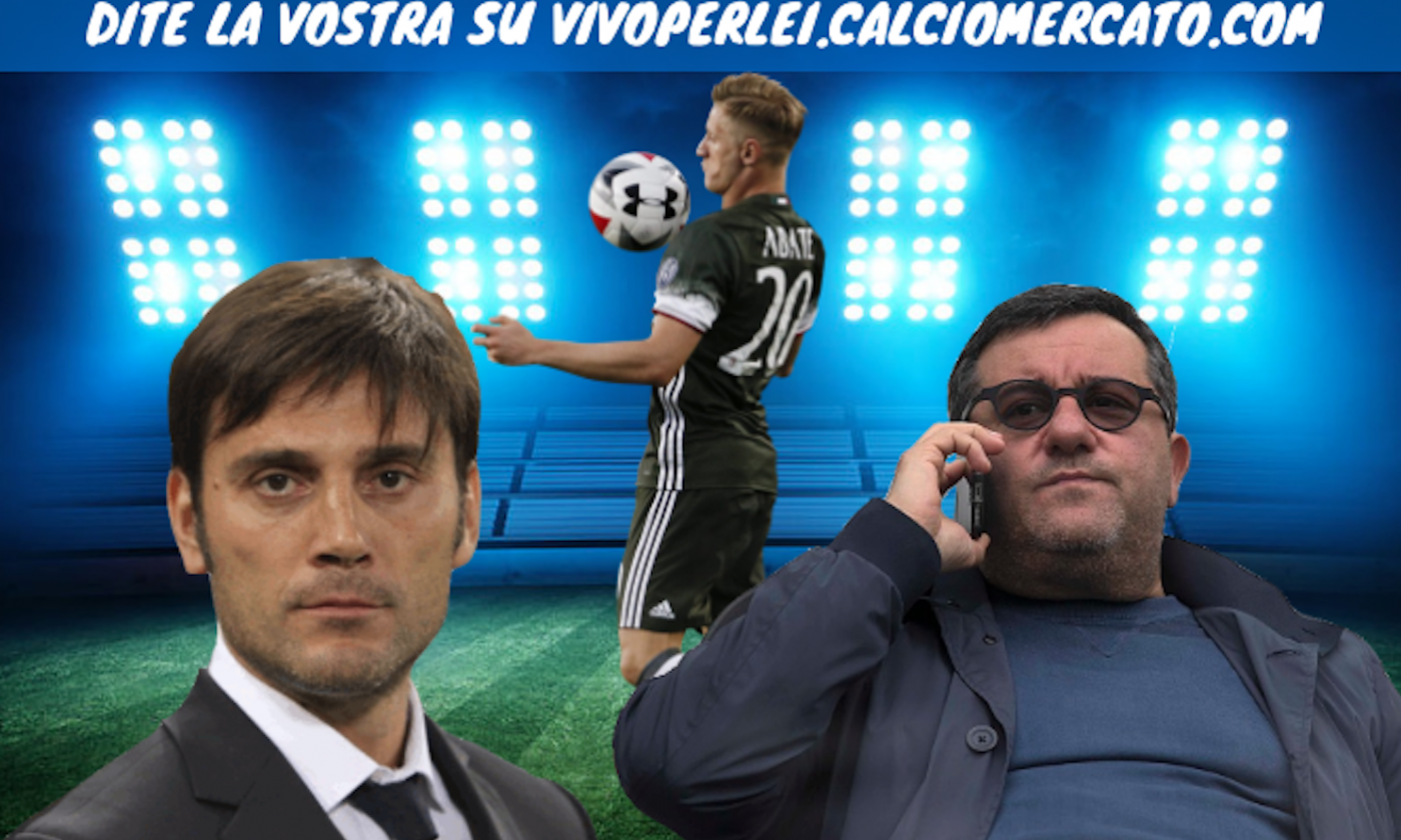 Milan: nella 'guerra' tra Montella e Raiola a rimetterci è Abate