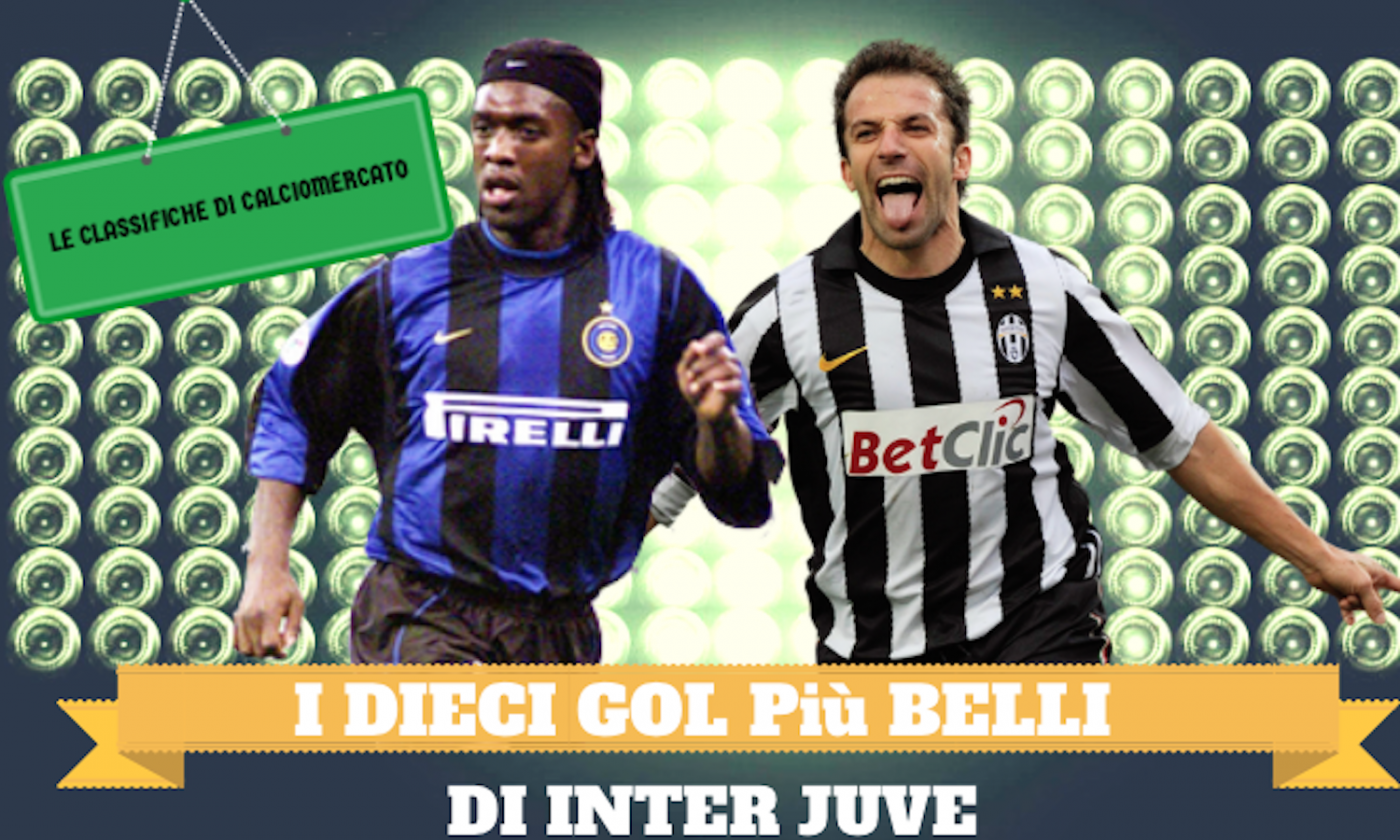 Le Classifiche di CM: da Seedorf a Del Piero, i 10 gol più belli di Inter-Juve