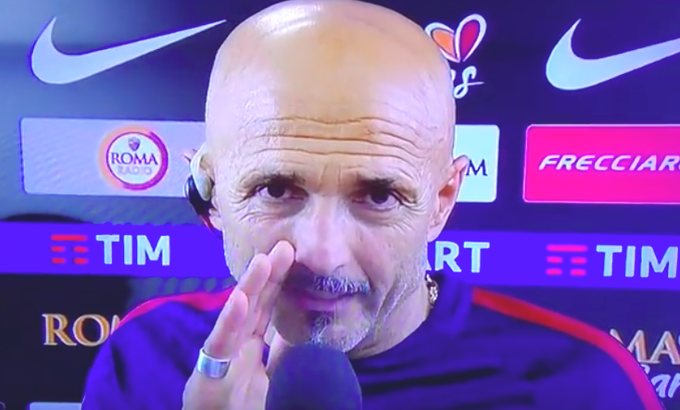 Uno straordinario Spalletti: 'Pedata. Rigore! E non ridete' VIDEO