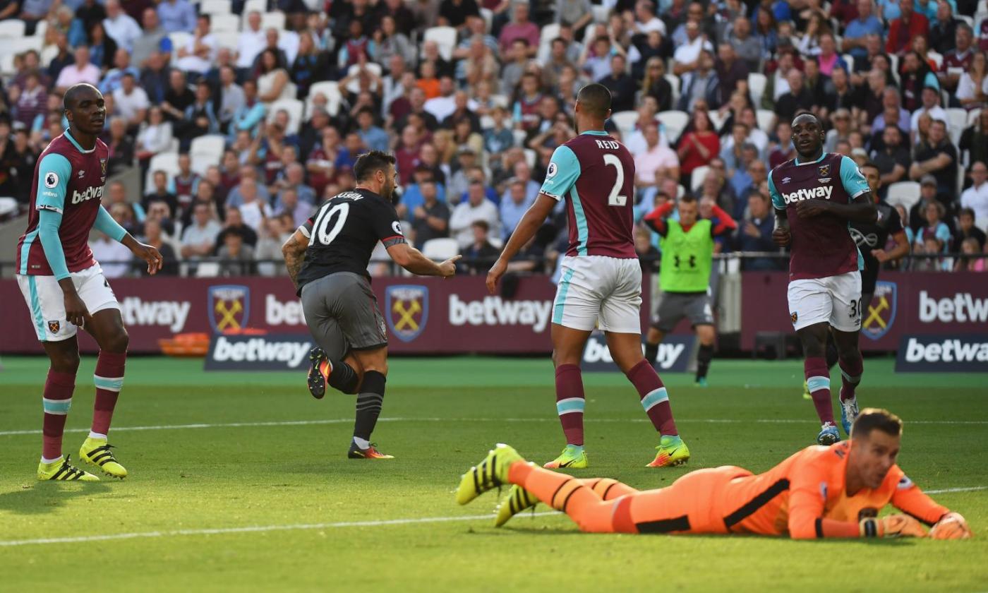 Premier: West Ham, incubo senza fine. Il Southampton vince 3-0