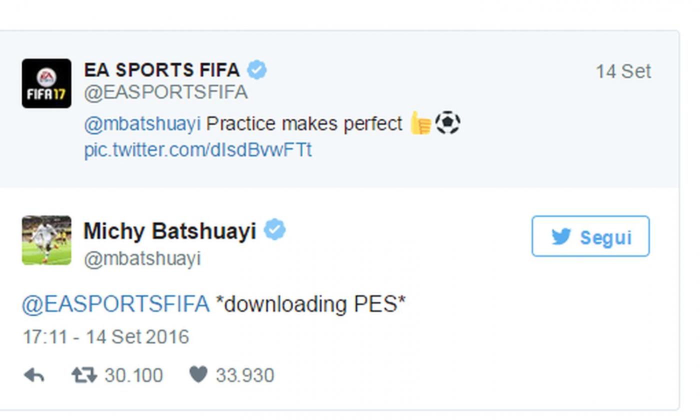 Momenti Di Gioia: troppo scarso a Fifa '17, Batshuayi si offende e compra PES