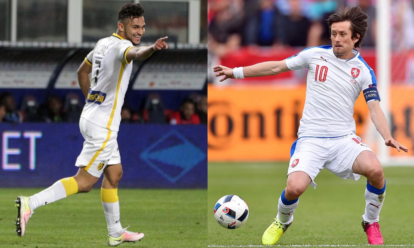 Boufal e Rosicky sulla strada dell'Inter