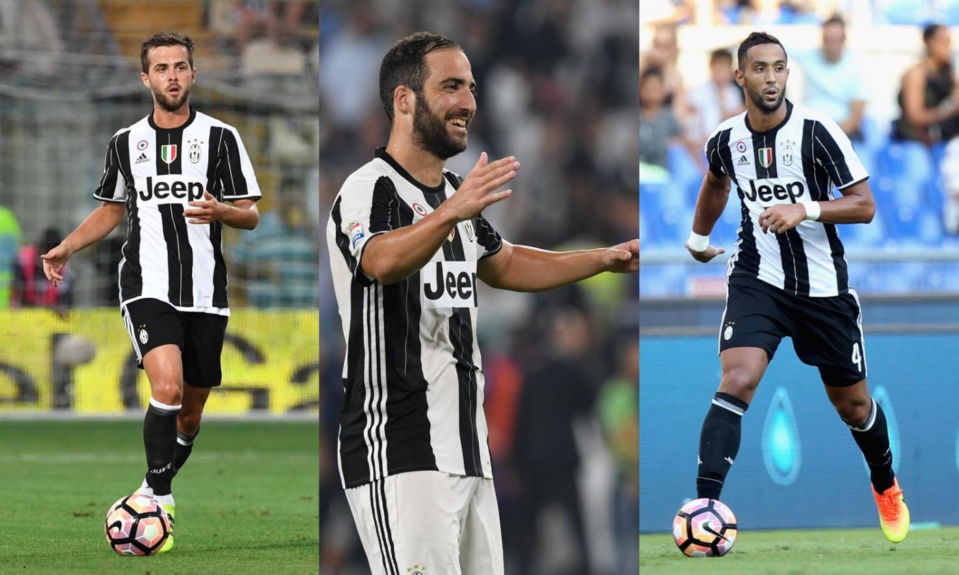 Benatia, Pjanic e Higuain: fame da Juve