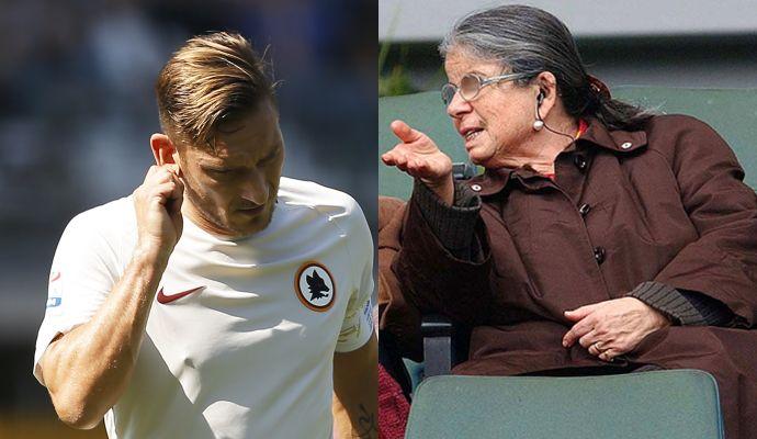 Lady Sensi: 'L'uomo Totti mi ha deluso. L'abbiamo cresciuto, non ci ha invitato'