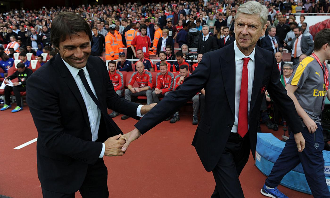 Arsenal-Chelsea: rinnovano Conte e Wenger