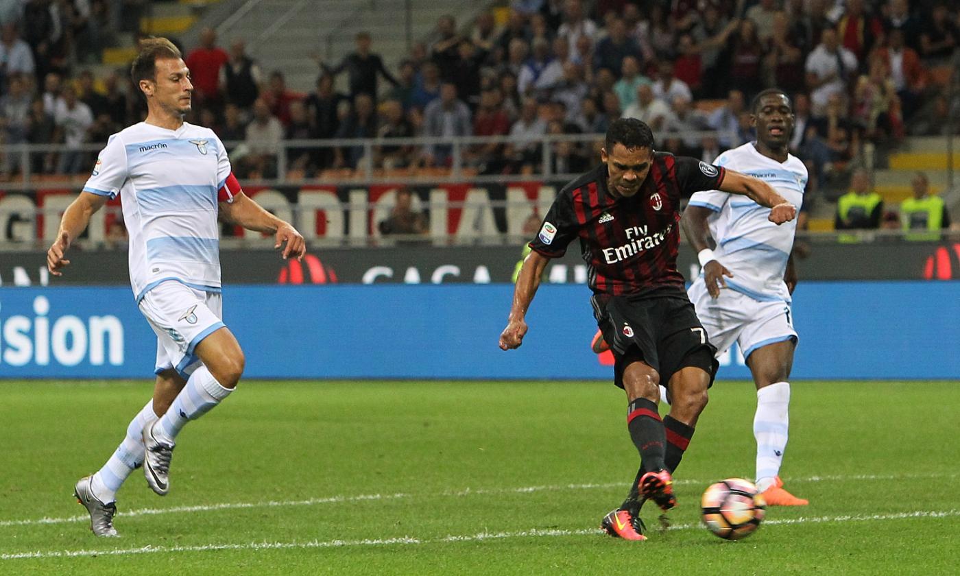 Milan-Lazio, le pagelle di CM: Bacca solito cecchino, erroraccio di Parolo