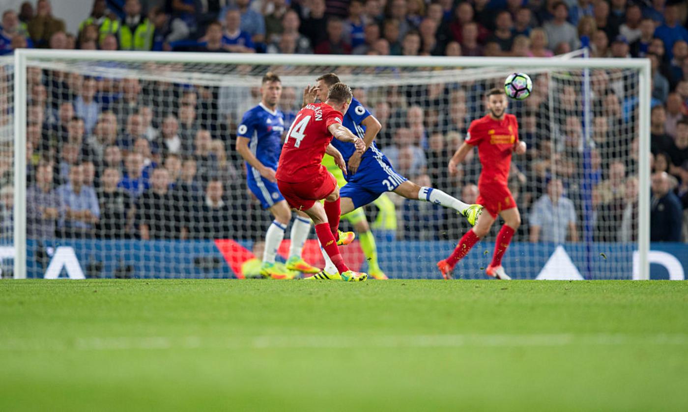 Premier League, Liverpool-Chelsea 1-1 - as it happened