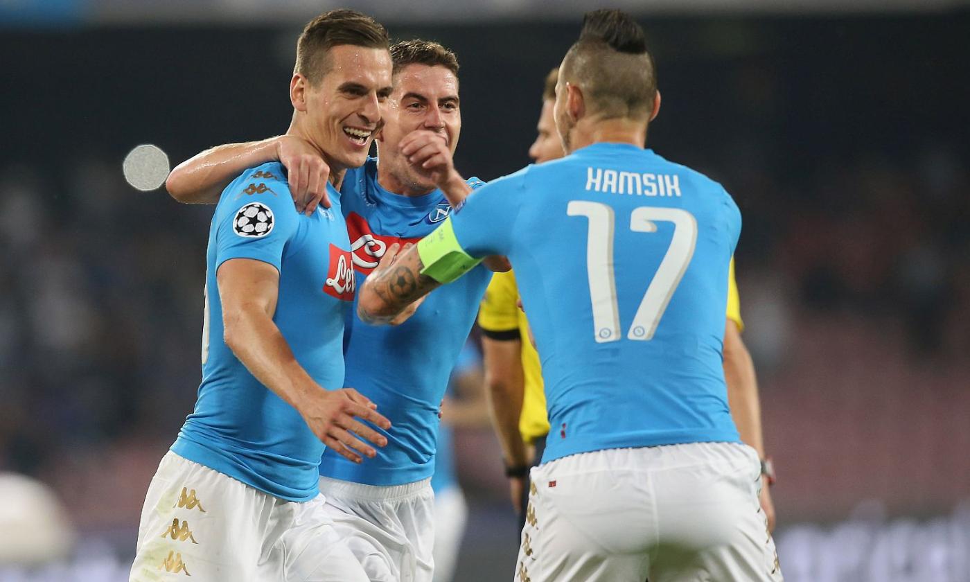 Serie A, Napoli senza Milik: lo scudetto sale a 9,00