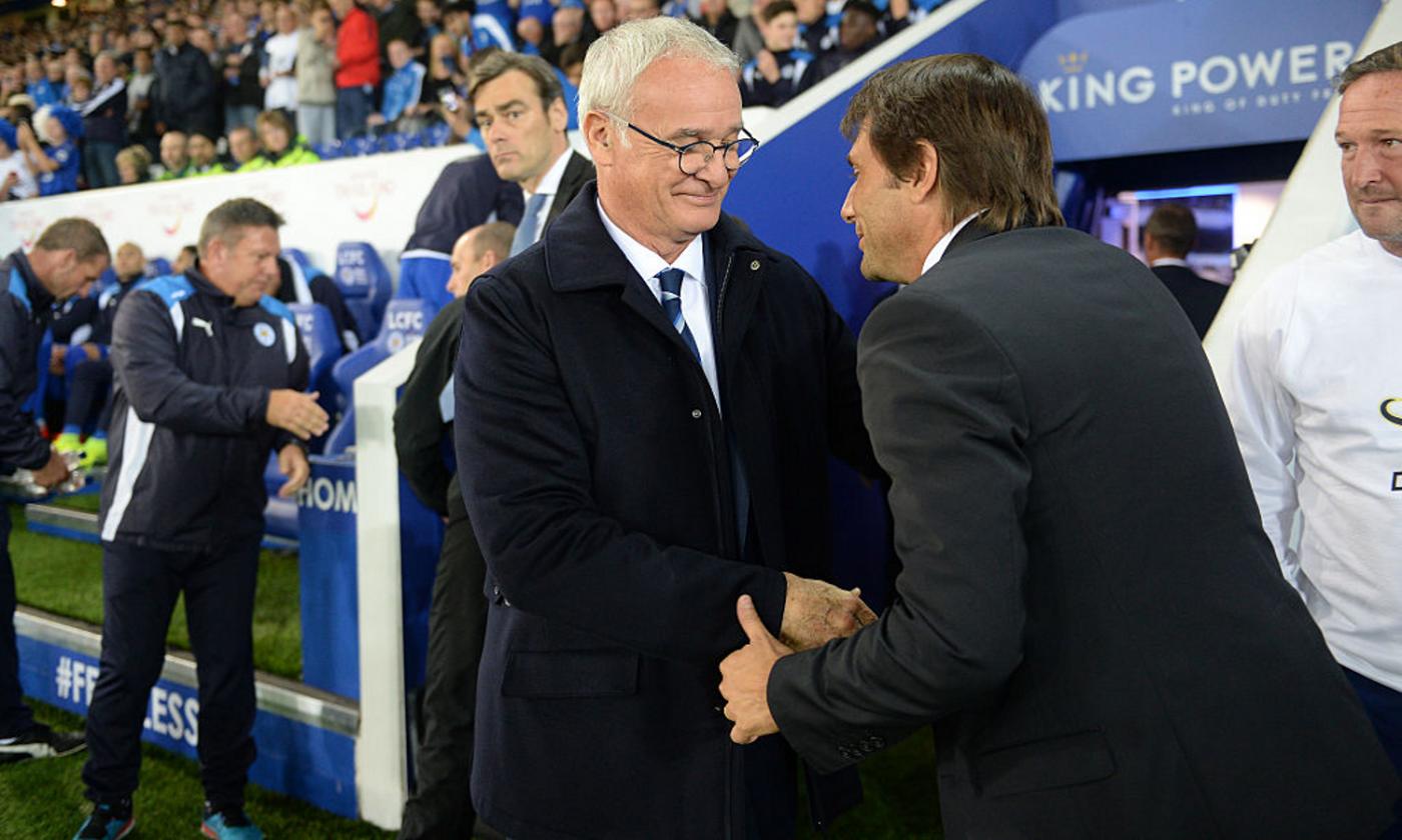 Premier League: Conte batte Ranieri per i bookies