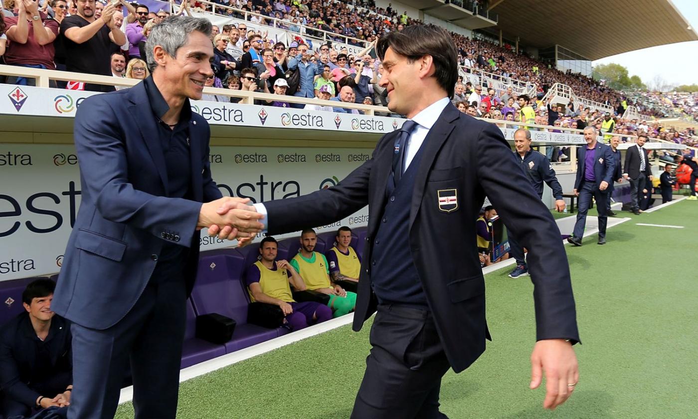 Milan-Fiorentina: Montella favorito su Sousa