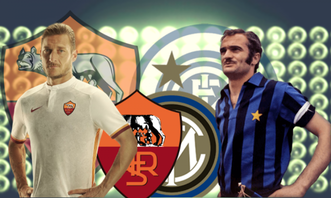 Roma-Inter: da Mazzola a Totti, è la partita del gol. E quel far west nel '72...