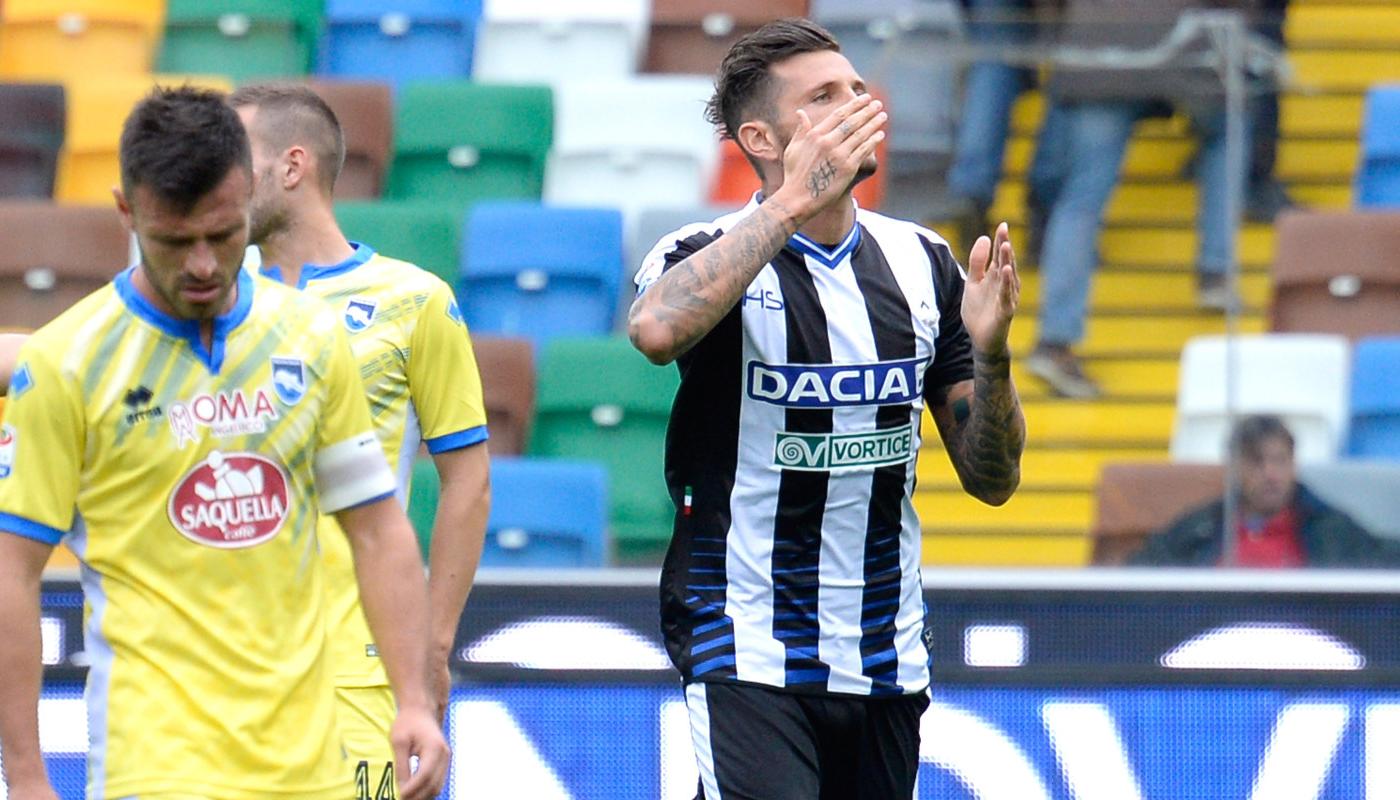 Udinese-Pescara 3-1: il tabellino