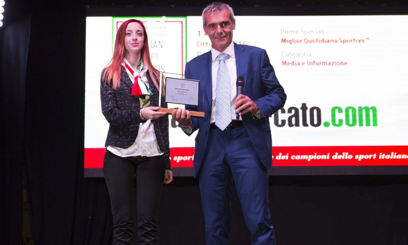 Calciomercato.com premiato agli Italian Sport Award con Donnarumma, Immobile, Locatelli e Pioli