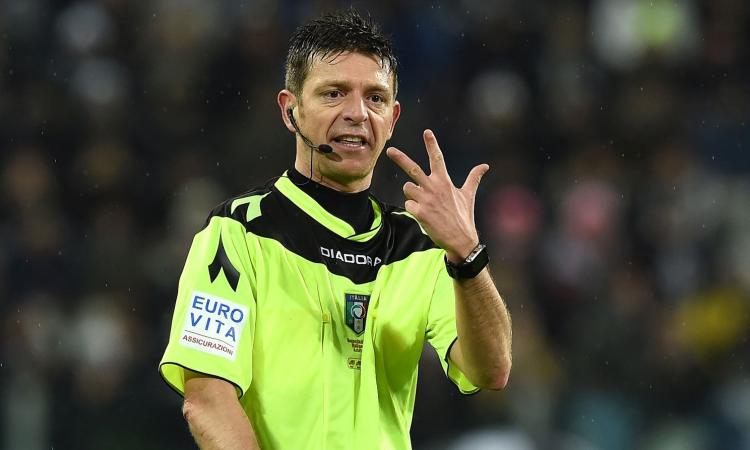 Arbitri: Lazio-Inter a Rocchi, Fabbri per Milan-Fiorentina. Ancora fermo Orsato