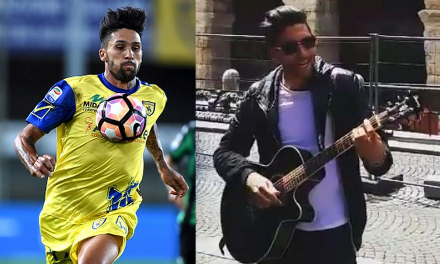 Chievo: lo splendido inizio del 'Pata' Castro, tra colpi di chitarra e mercato