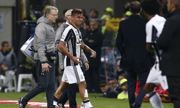 Juve, il cinguettio di Dybala dopo l'infortunio