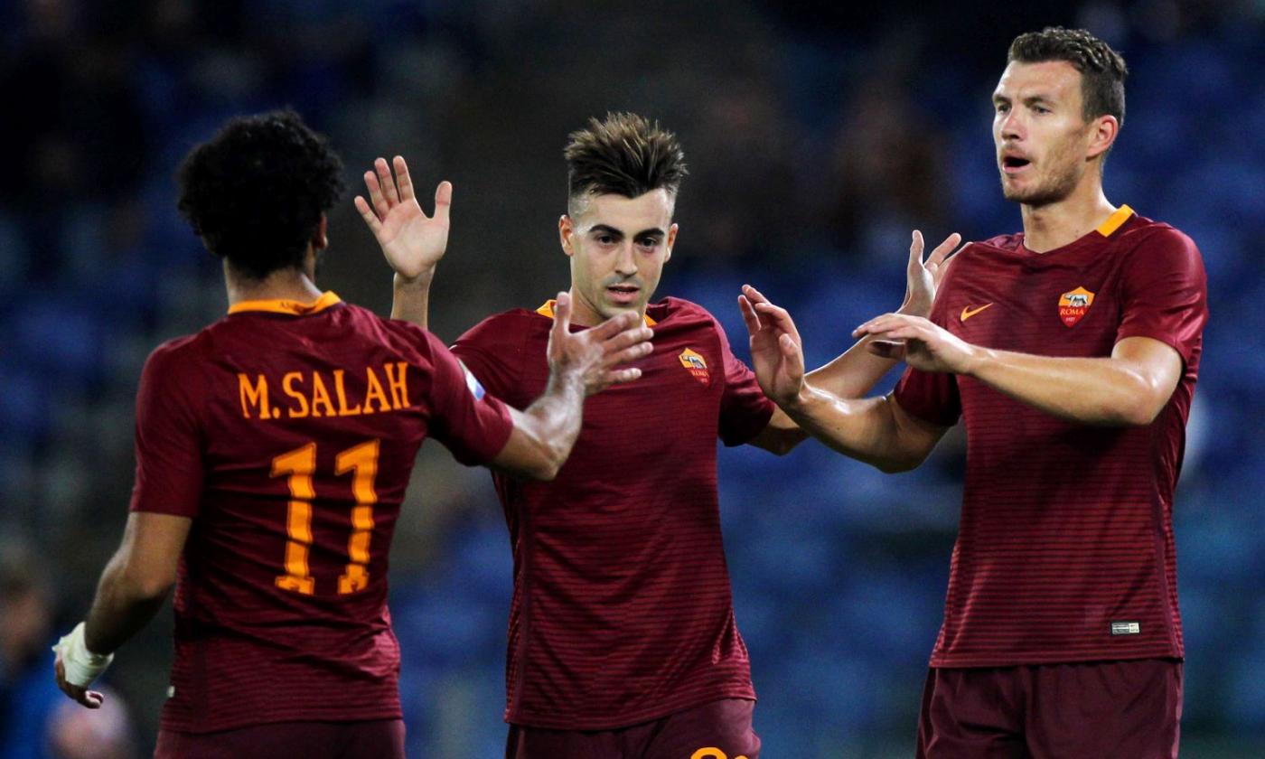 Dzeko e Salah tradiscono la Roma