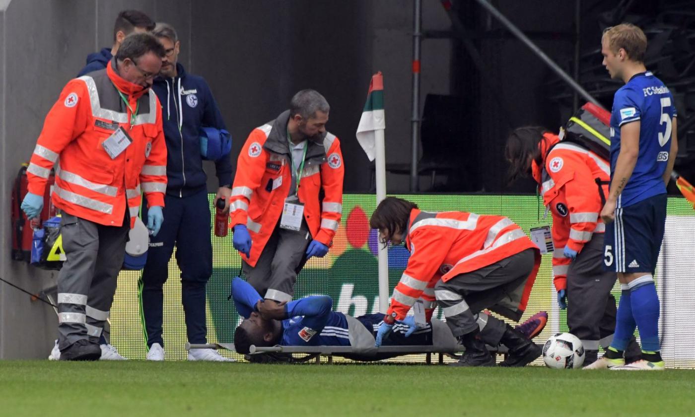 Schalke 04, frattura della caviglia per Embolo: fuori sei mesi