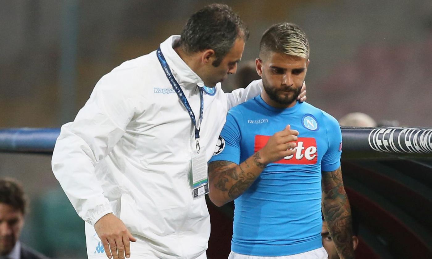 Pictured: Lorenzo Insigne cries as Napoli fans boo him