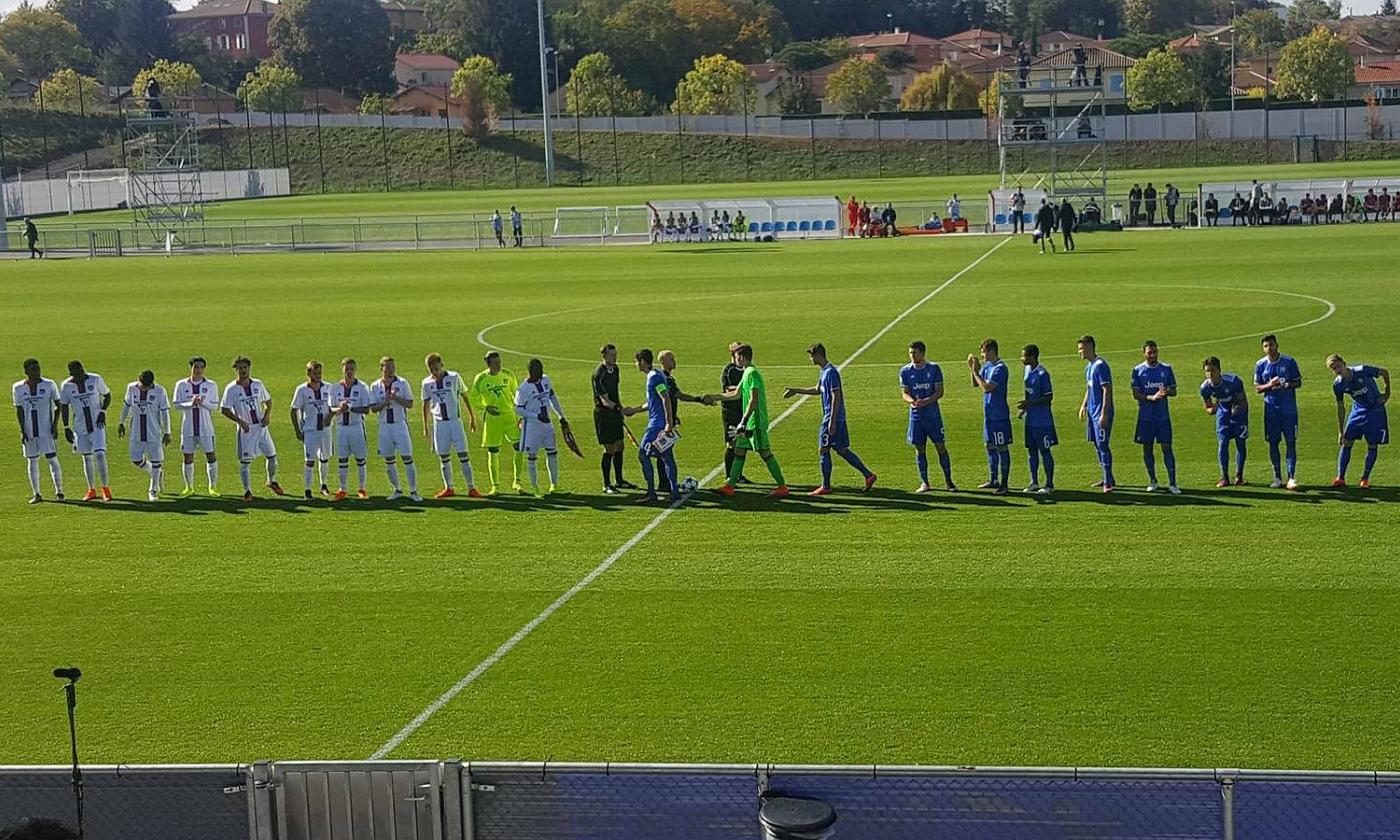 Lione-Juve 0-3, Youth League: Caligara-Leris-Clemenza, Kastanos sbaglia un rigore col cucchiaio