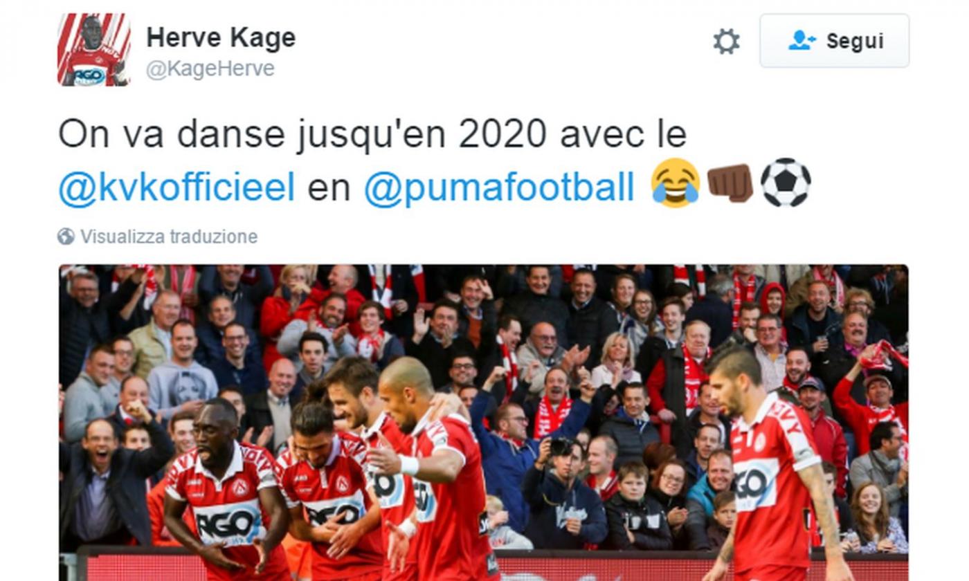 Belgio, UFFICIALE: Kage rinnova col Kortrijk