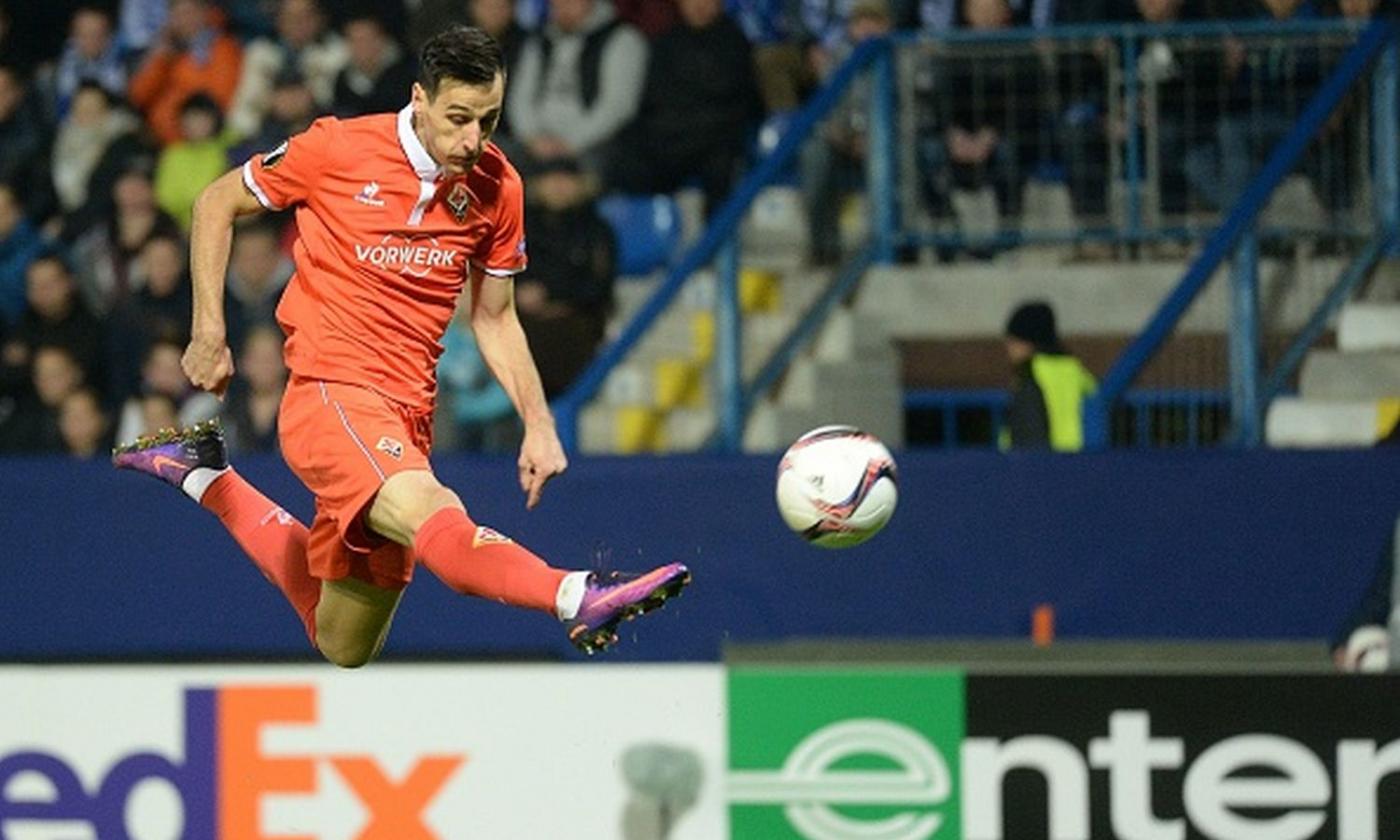 Kalinic trascina la Fiorentina: tris allo Slovan Liberec, sedicesimi vicini