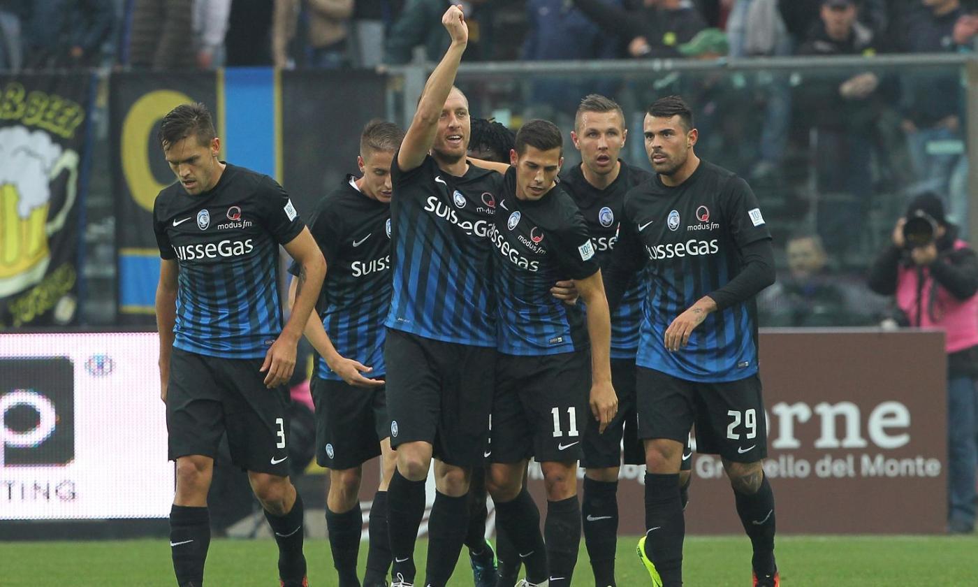 L'errore di Santon affonda l'Inter: rigore di Pinilla, l'Atalanta vince 2-1