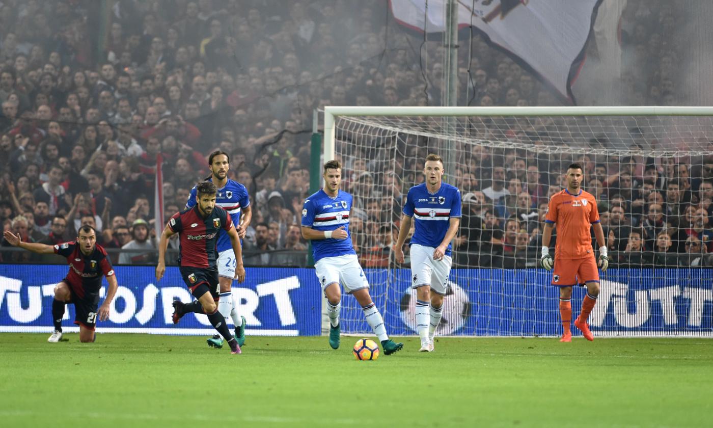 Sampdoria-Genoa: Daspo per quattro ultrà francesi