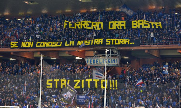 Sampdoria, oggi la contestazione a Ferrero