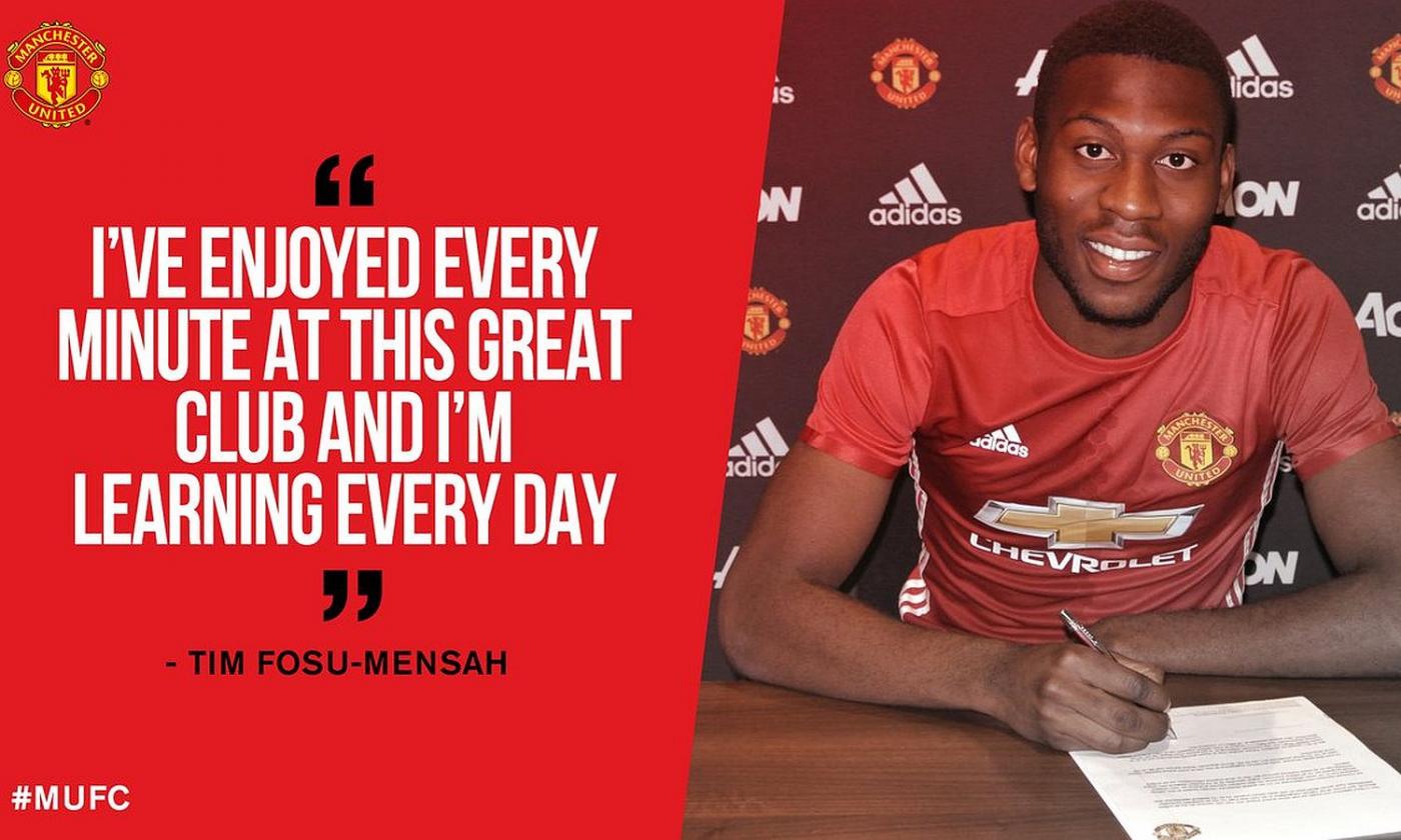 Manchester United, la gioia di Fosu-Mensah: 'Felicissimo del rinnovo'