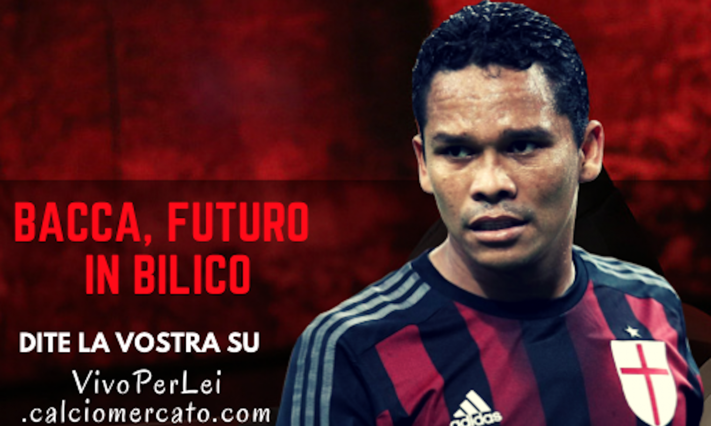 Milan, panchina e cessione per Bacca?