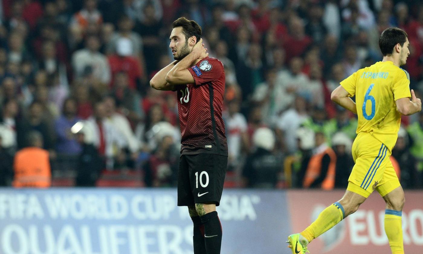 Milan, Calhanoglu non la vede mai con la Turchia VIDEO