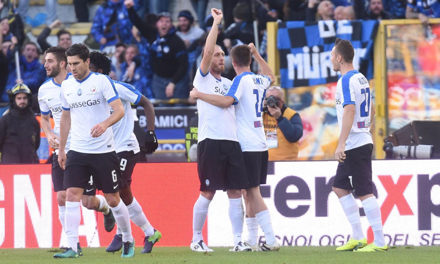 Serie A: Atalanta inarrestabile, è quarta con la Lazio. Cagliari ok, pari Samp