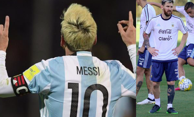 Messi stupisce ancora: dopo il biondo, un 'calzettone' nero sulla gamba FOTO  