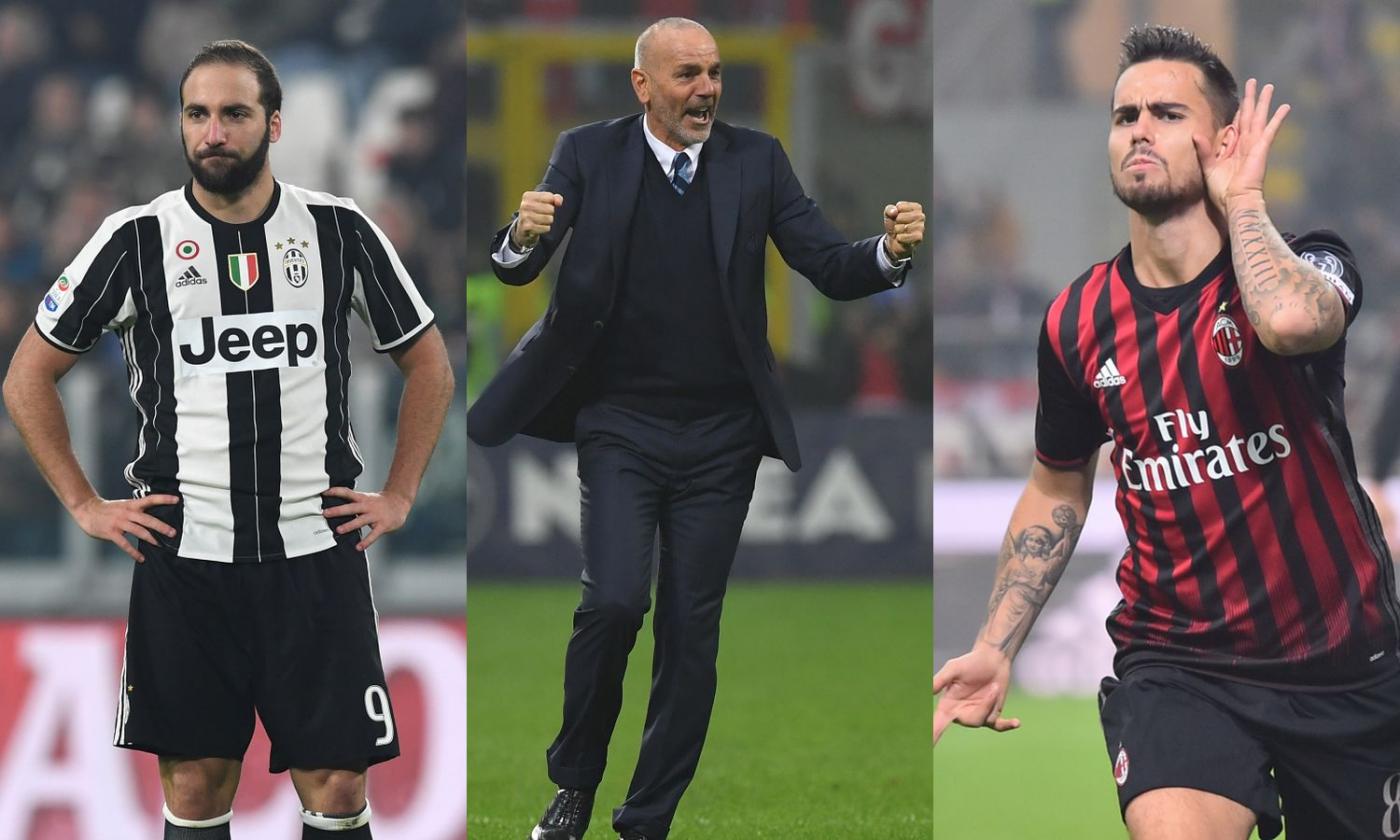 PAGELLONE: Pioli e Suso: 10! Higuain e Mandzukic non sono una coppia: 6...