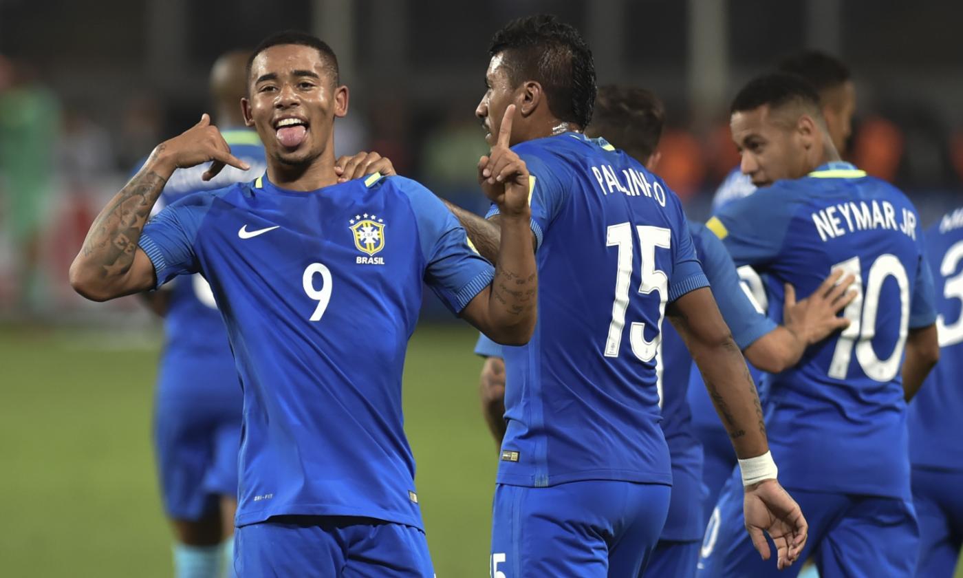 Risorge l'Argentina, Gabriel Jesus lancia il Brasile. Tris del Cile