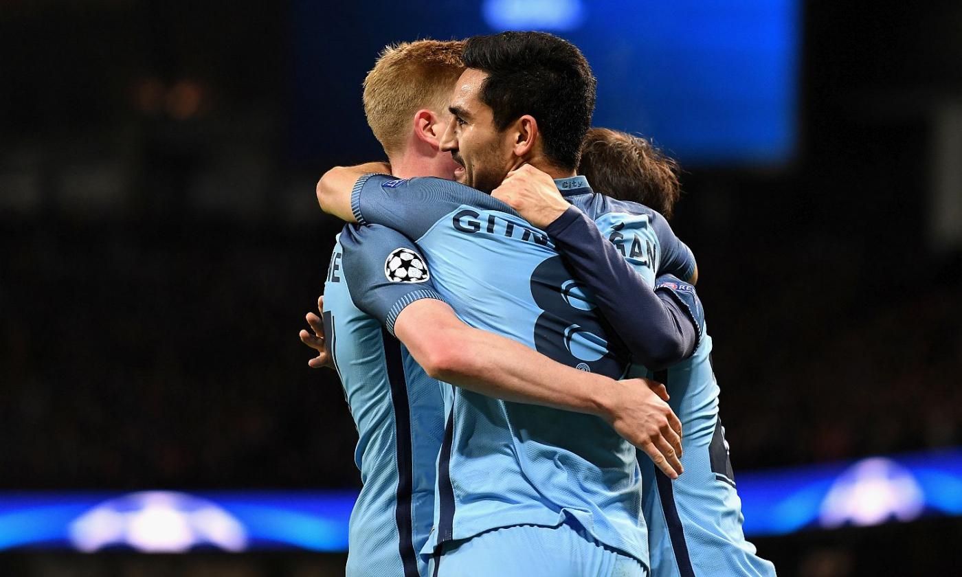 Il Manchester City si migliora: tre gol al Barcellona sono un piccolo record 