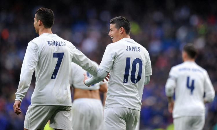 Real, James dice addio: è sfida tra Inter e Man United per i bookies