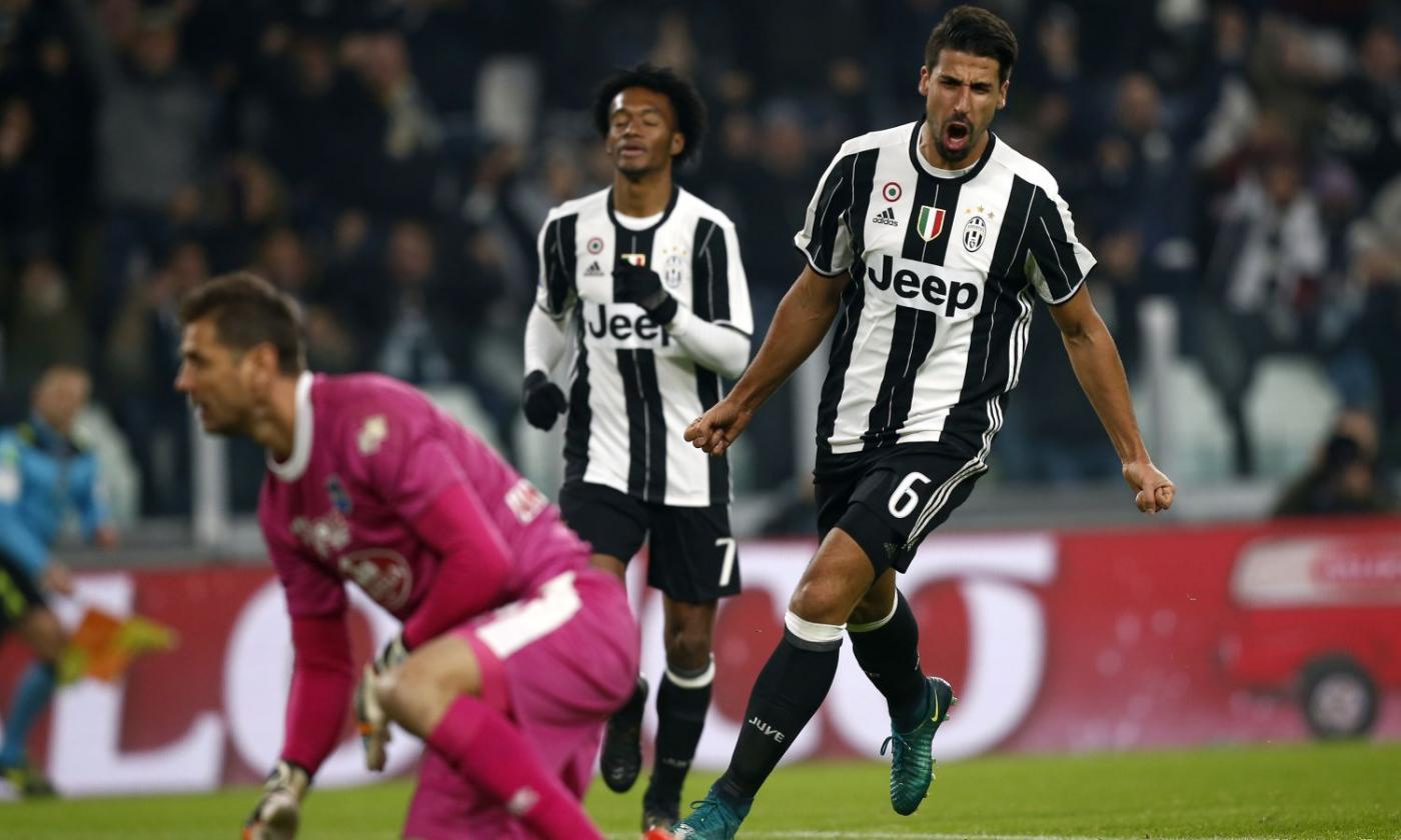 Juve, Khedira segna solo in campionato