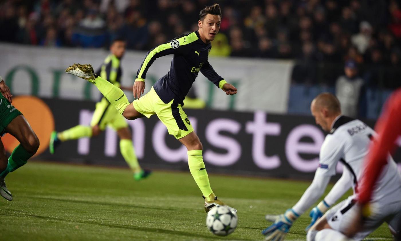 Arsenal: numeri incredibili per Ozil